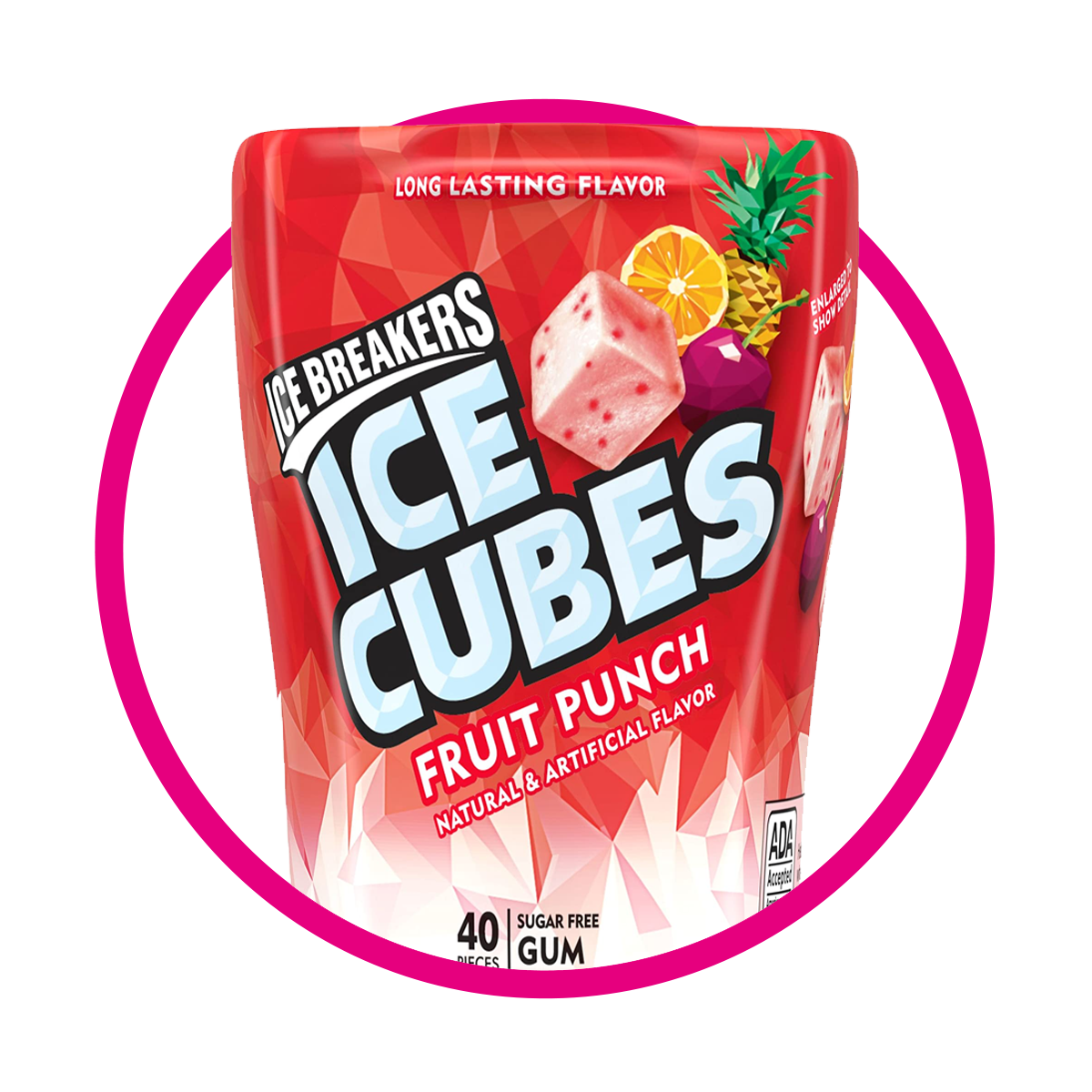 Ice Breakers Fruit Punch Cont 40 pz
