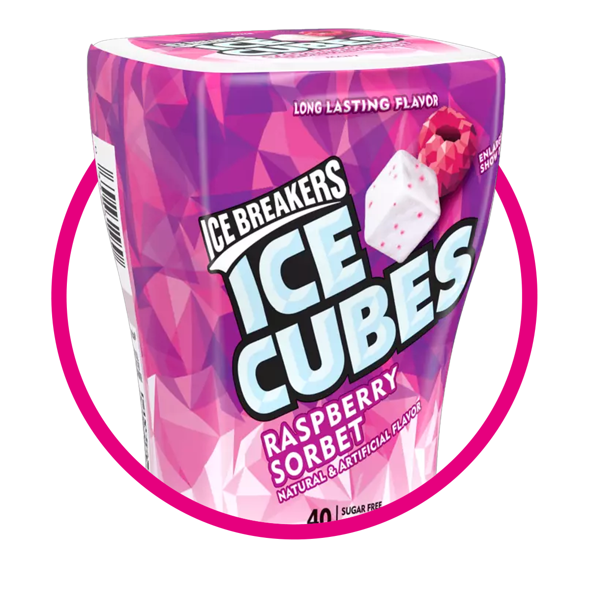 Ice Breakers Raspberry Sorbet 40 pz