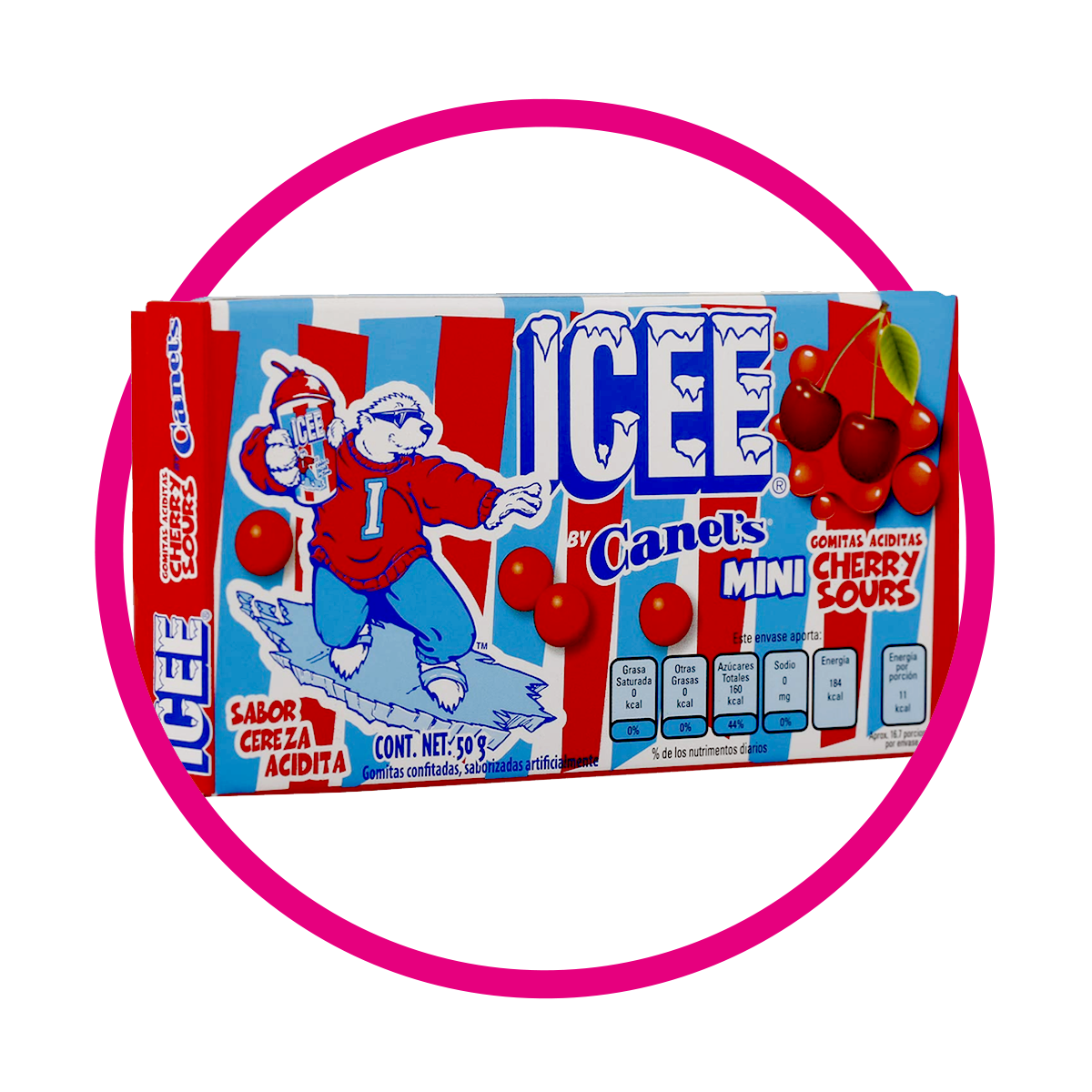 Caja de ICEE Cereza Sour 50 g