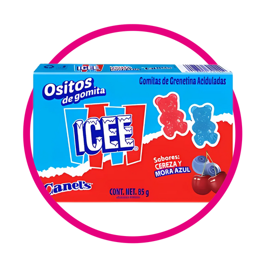 Caja de ICEE Bears Blueberry&Cherry 85 g