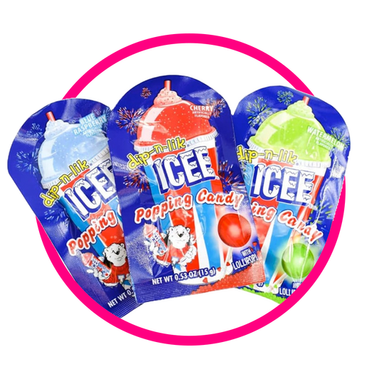 Bote de ICEE Lolipop Popping 15 g