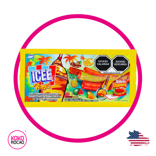 Bolsa de ICEE Ropes Chamoy 50 g