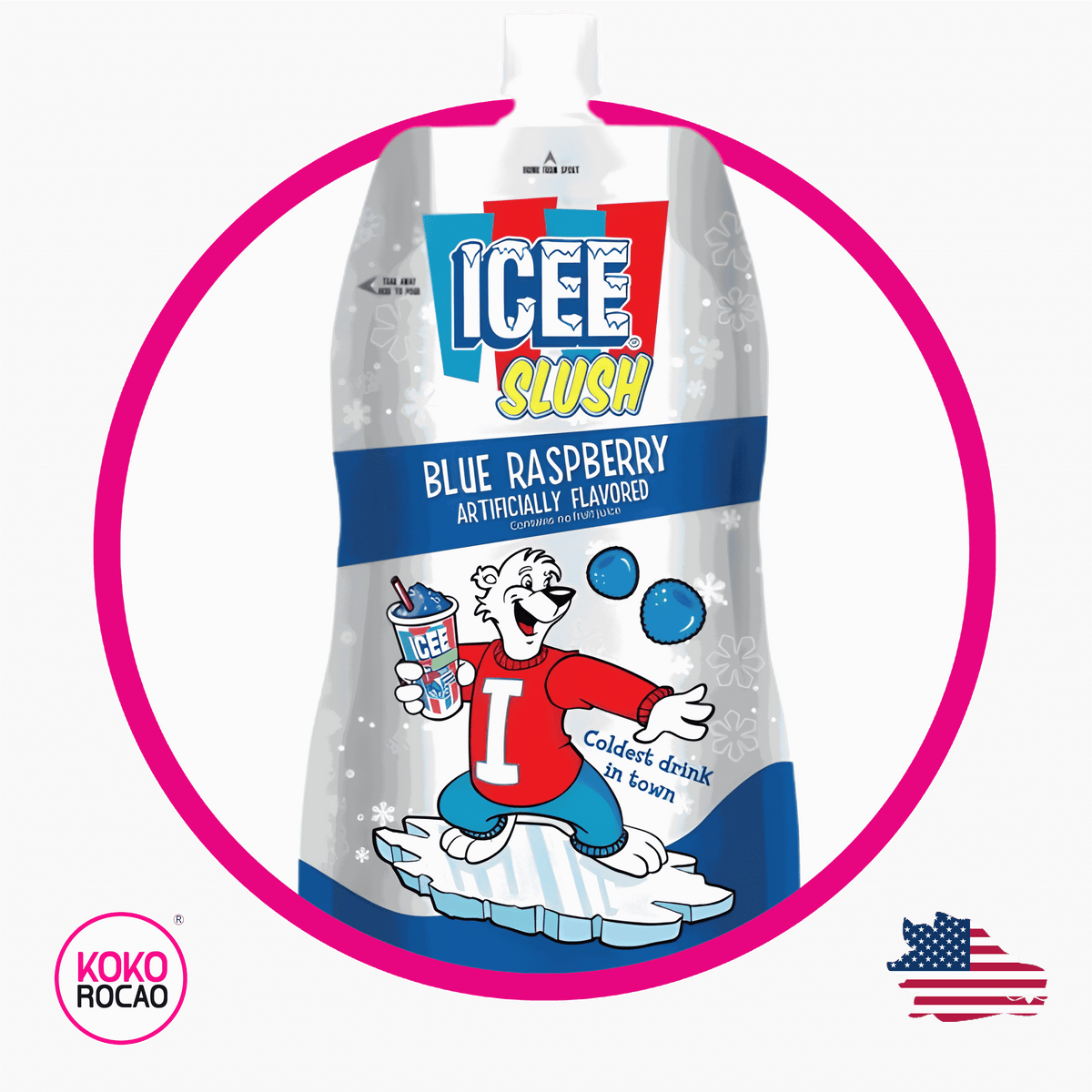 ICEE Slush Blue Raspberry 177 ml