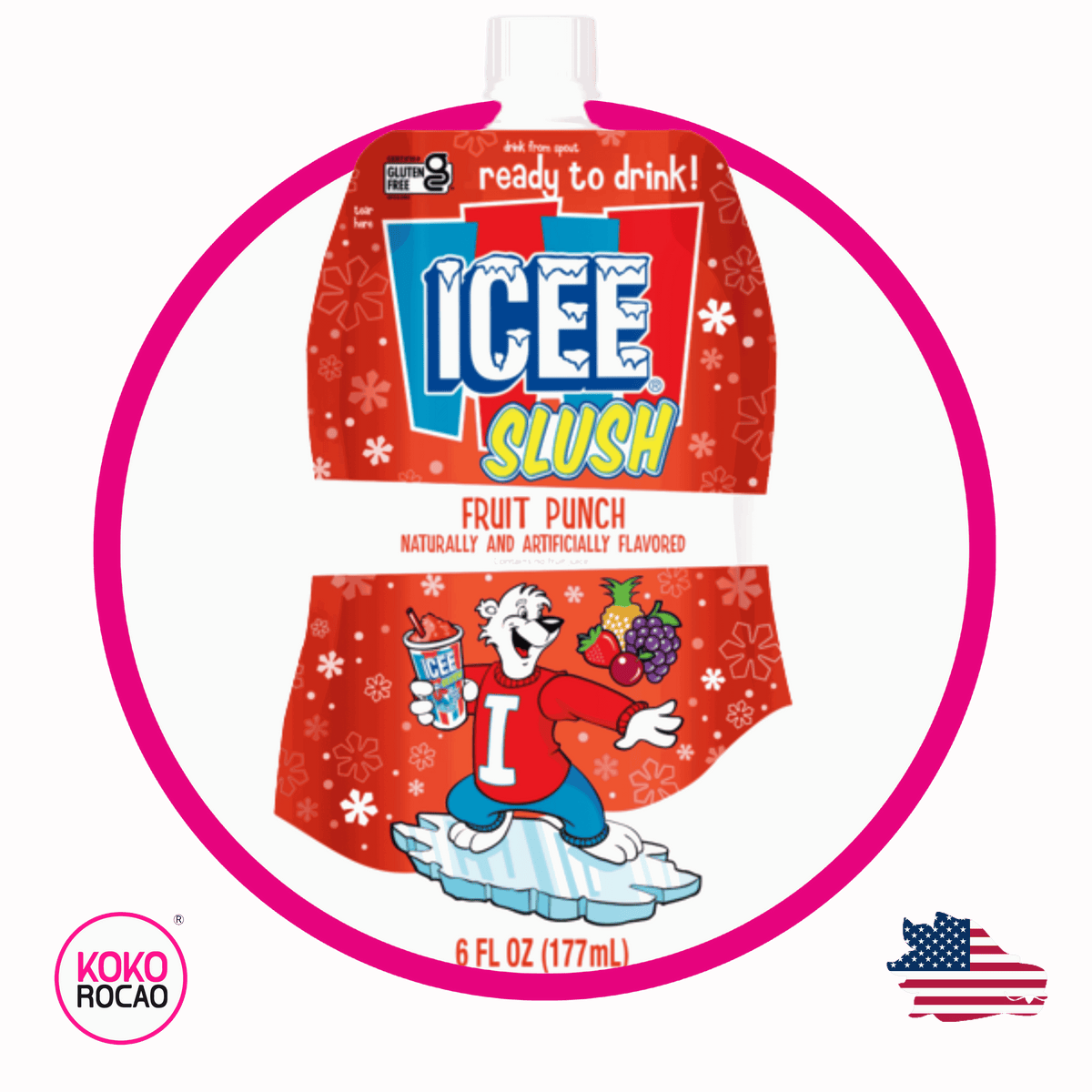 ICEE Slush Fruit Punch 177 ml