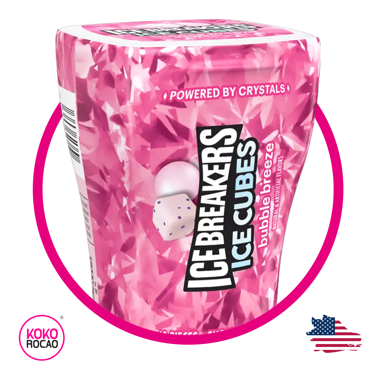 Ice Breakers Bubble Breeze Cont 40 pz
