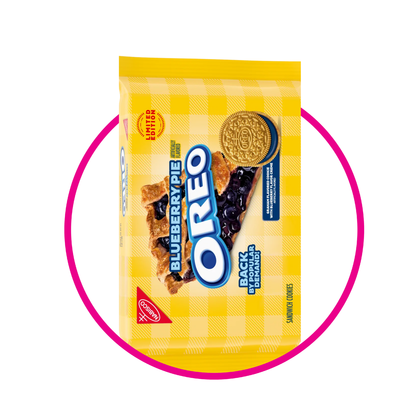 Caja de Nabisco Oreo Blueberry Pie 303 g