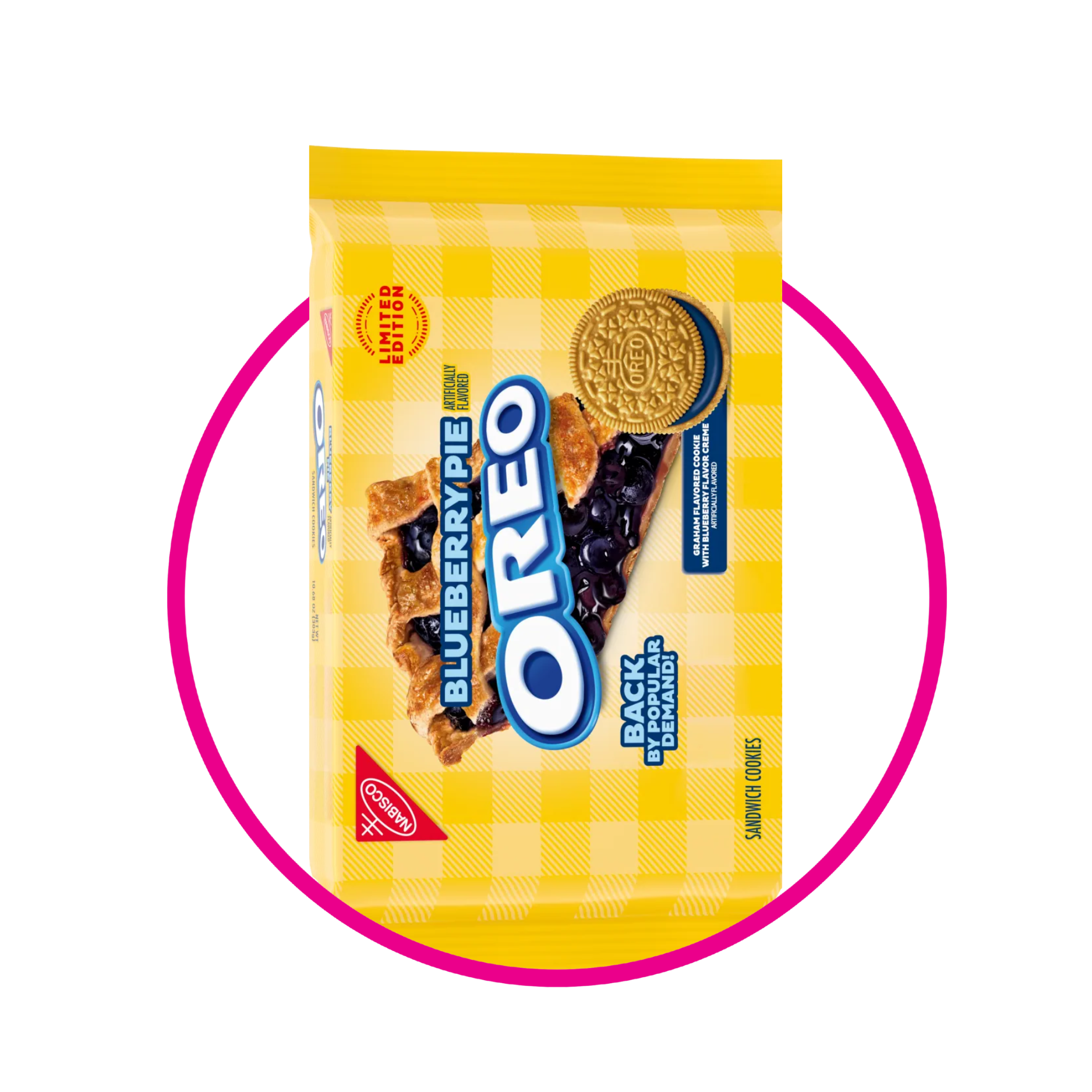 Caja de Nabisco Oreo Blueberry Pie 303 g