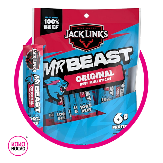Bolsa de Jack Links Mr Beast Original Mini Sticks 170 g