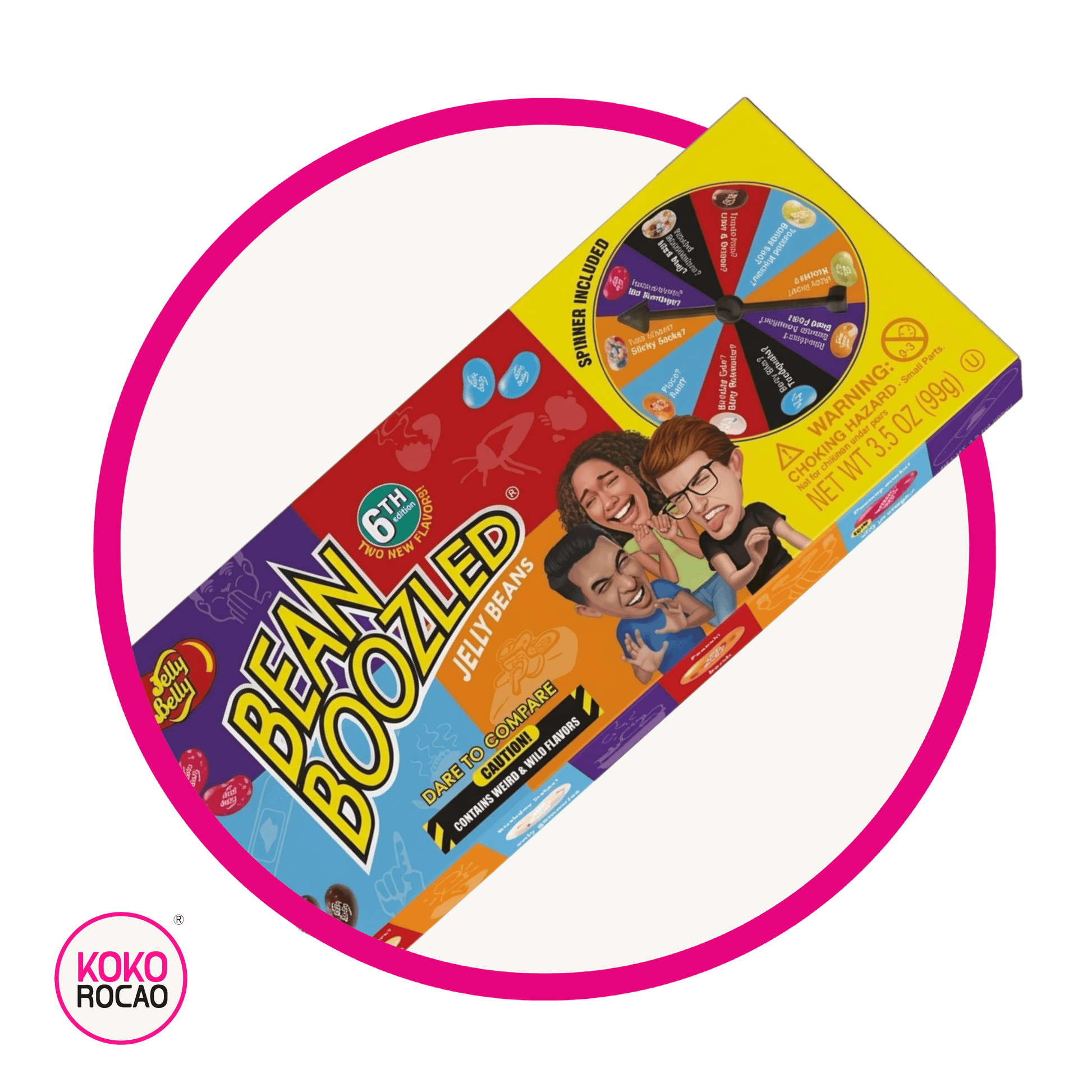 Caja de Jelly Belly Bean Boozled Ruleta 6TH 99 g