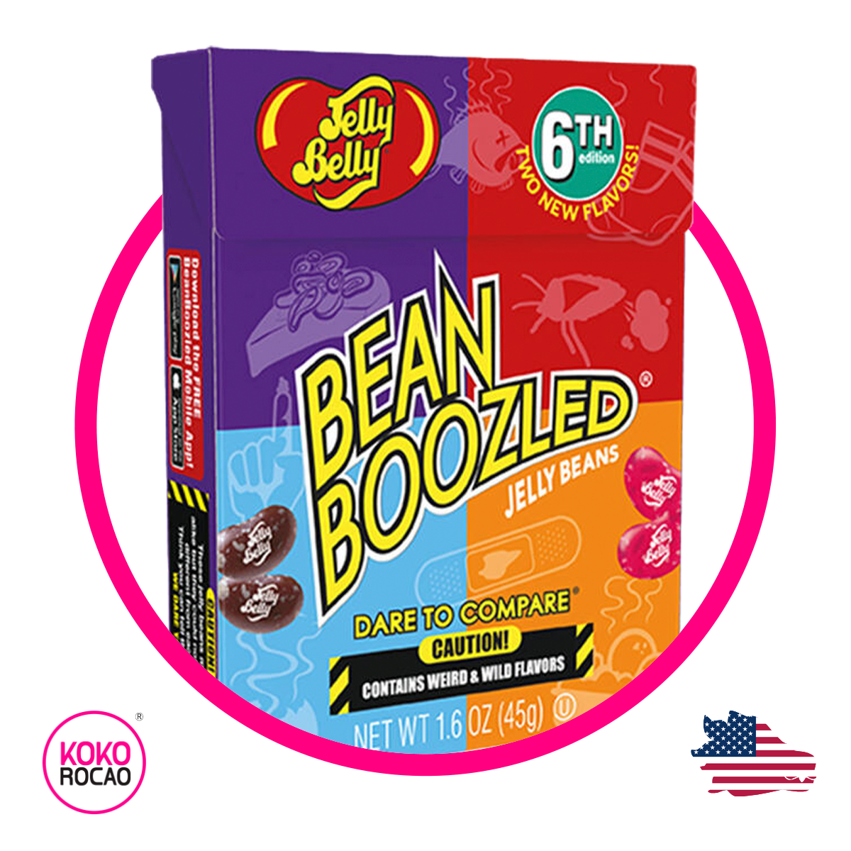 Caja de Jelly Belly Bean Boozled 6TH 45 g