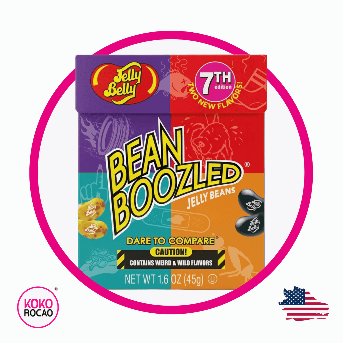 Caja de Jelly Belly Bean Boozled 7TH 45 g