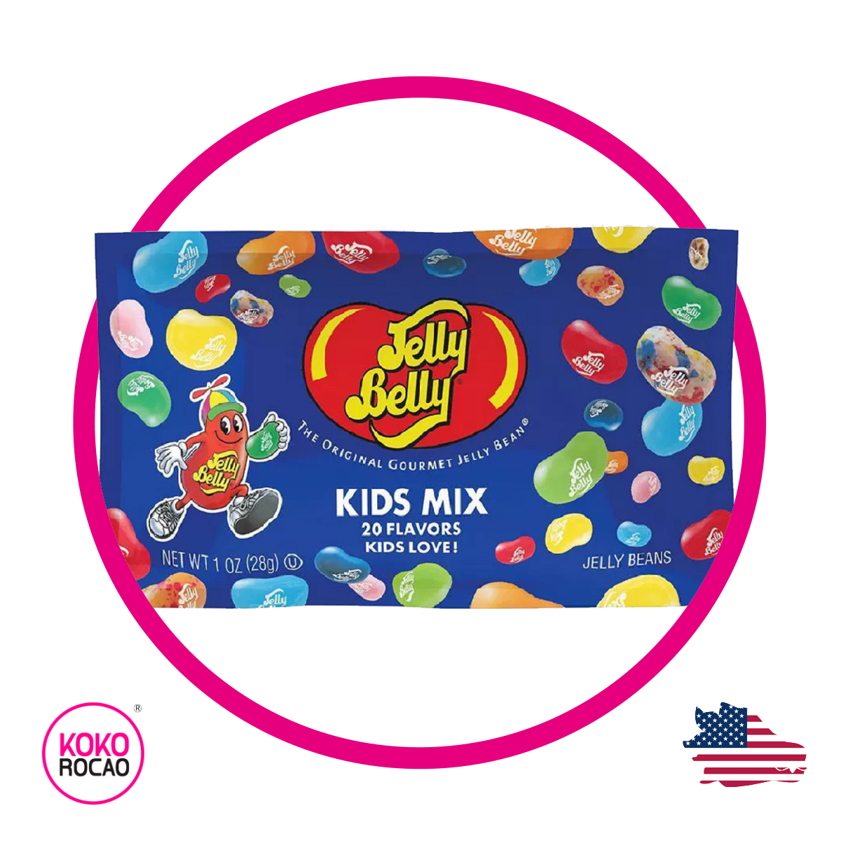 Bolsa de Jelly Belly Kids Mix Sof 28 g
