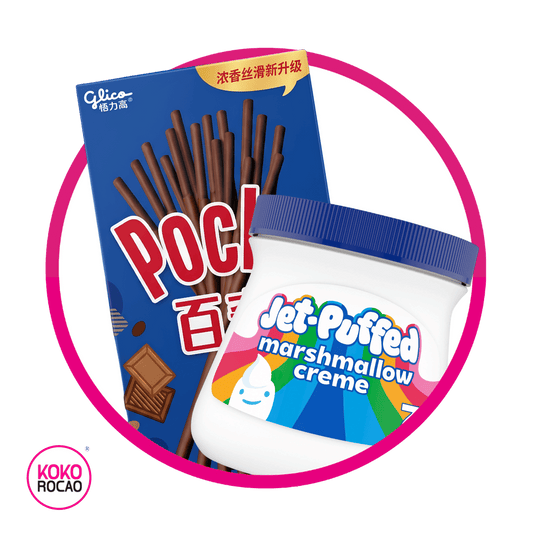 Jet Puffed + Pockys Doble