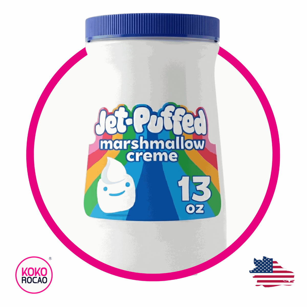 Bote de Jet Puffed Creme Marshmallow 368 g