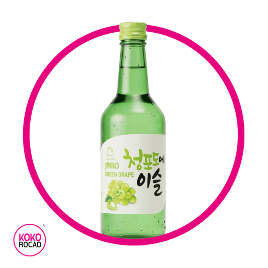 Botella de Jinro Uva Verde Alcholica 360 ml