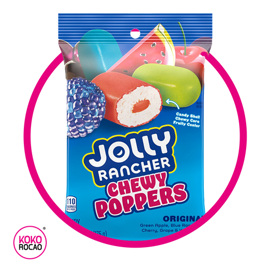 Bolsa de Jolly Rancher Chewy Poppers 175 g
