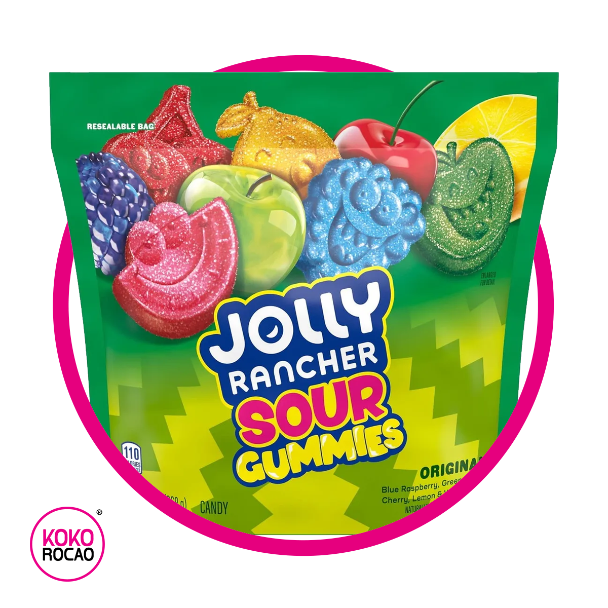 Bolsa de Jolly Rancher Sour 368 g