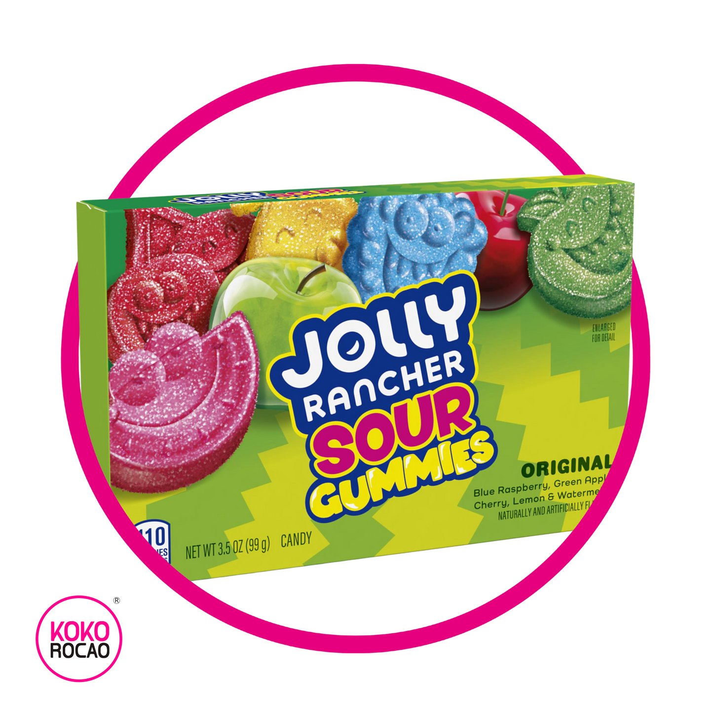 Caja de Jolly Rancher Sour 99 g