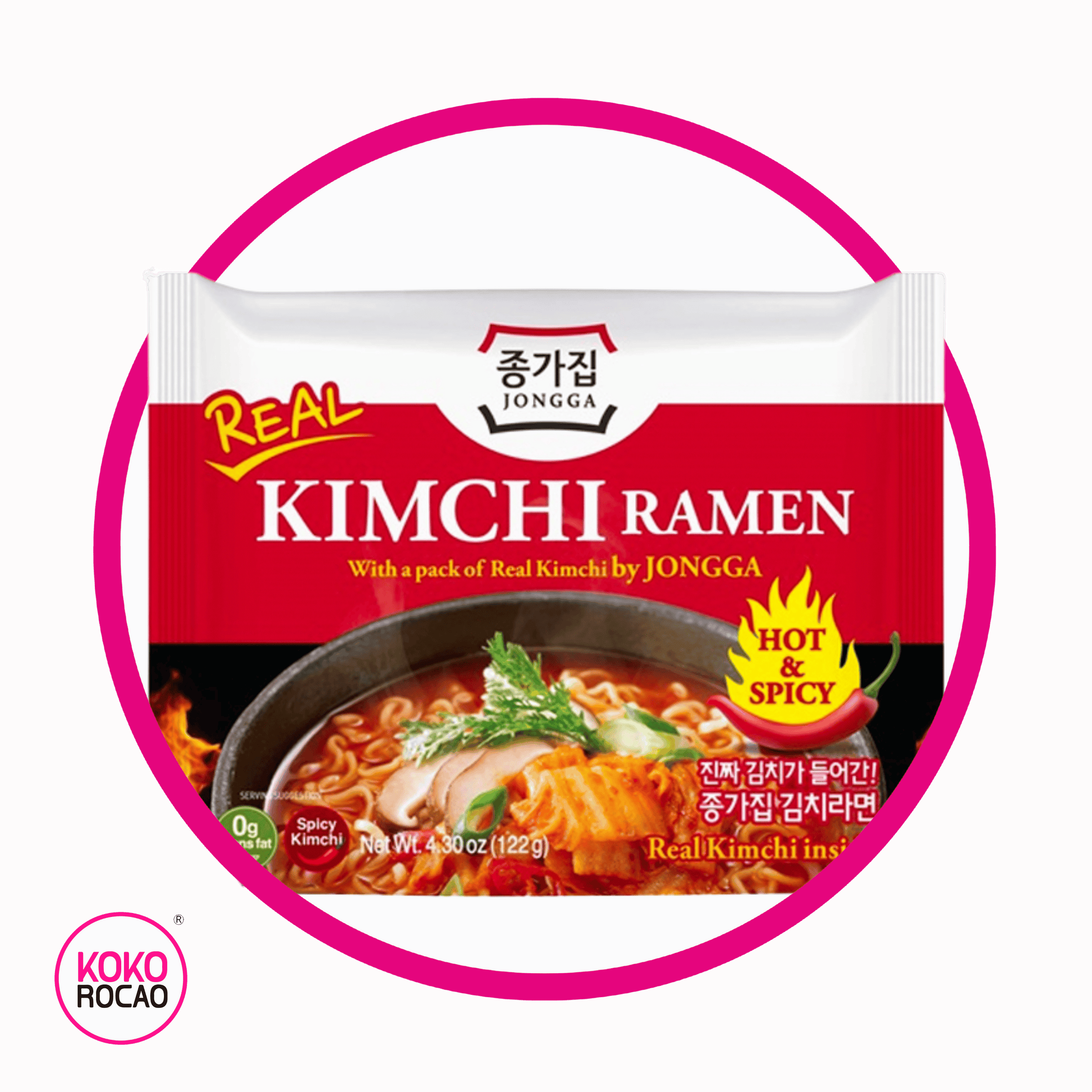 Bolsa de Jongga Real Kimchi 122 g