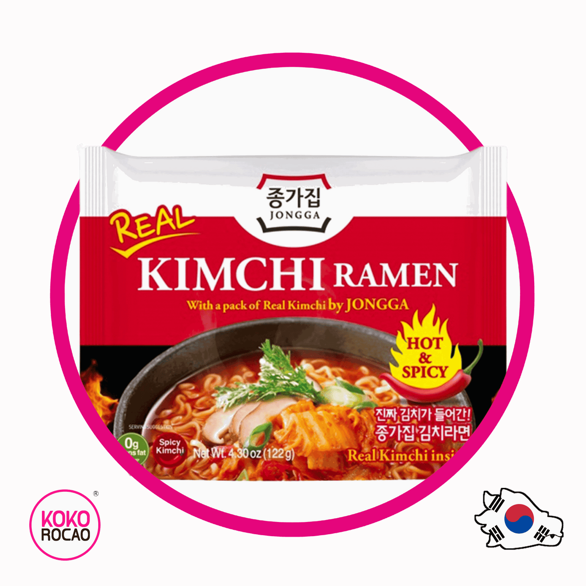 Bolsa de Jongga Real Kimchi 122 g