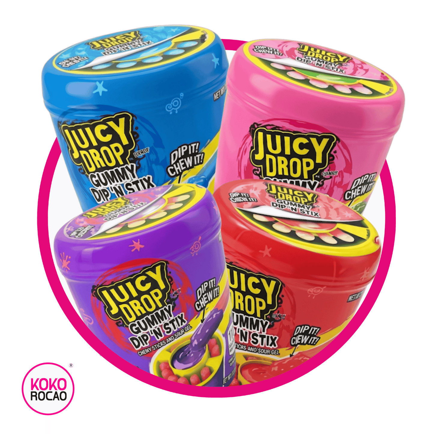 Bote de Juicy Drop Dipn Stix