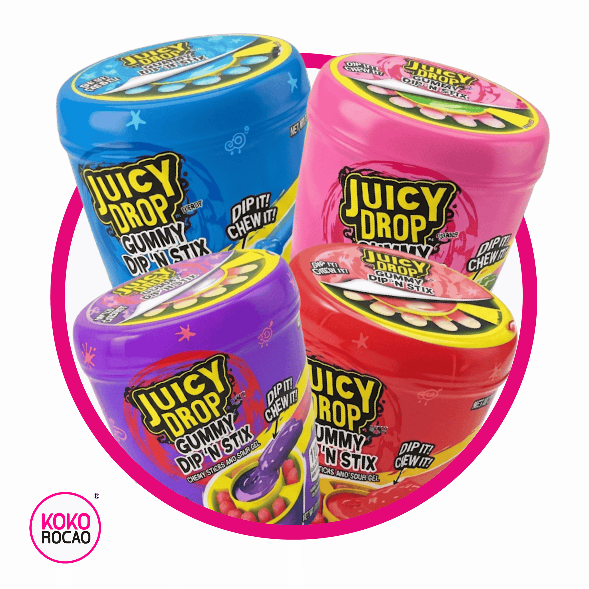 Bote de Juicy Drop Dipn Stix