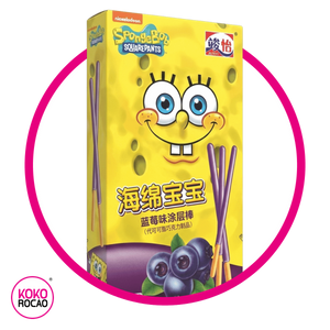 Caja de Junyi Bob Esponja Mora Azul 48 g