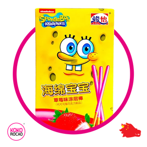Caja de Junyi Bob Esponja Fresa 48 g