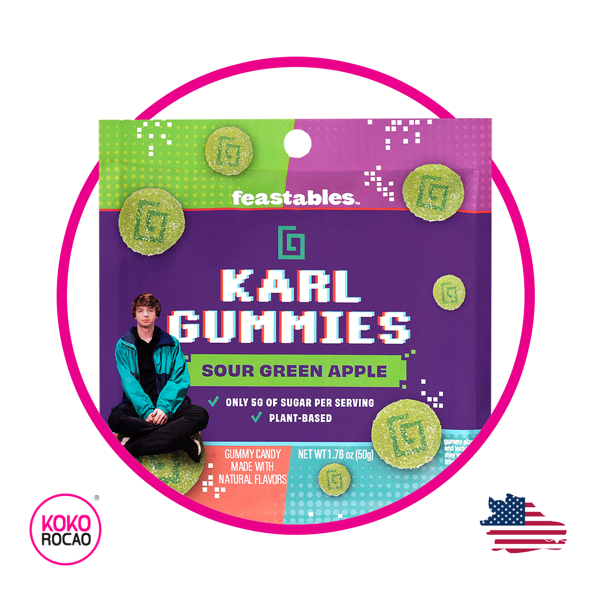 Bolsa de Karl Manzana Verde 50 g