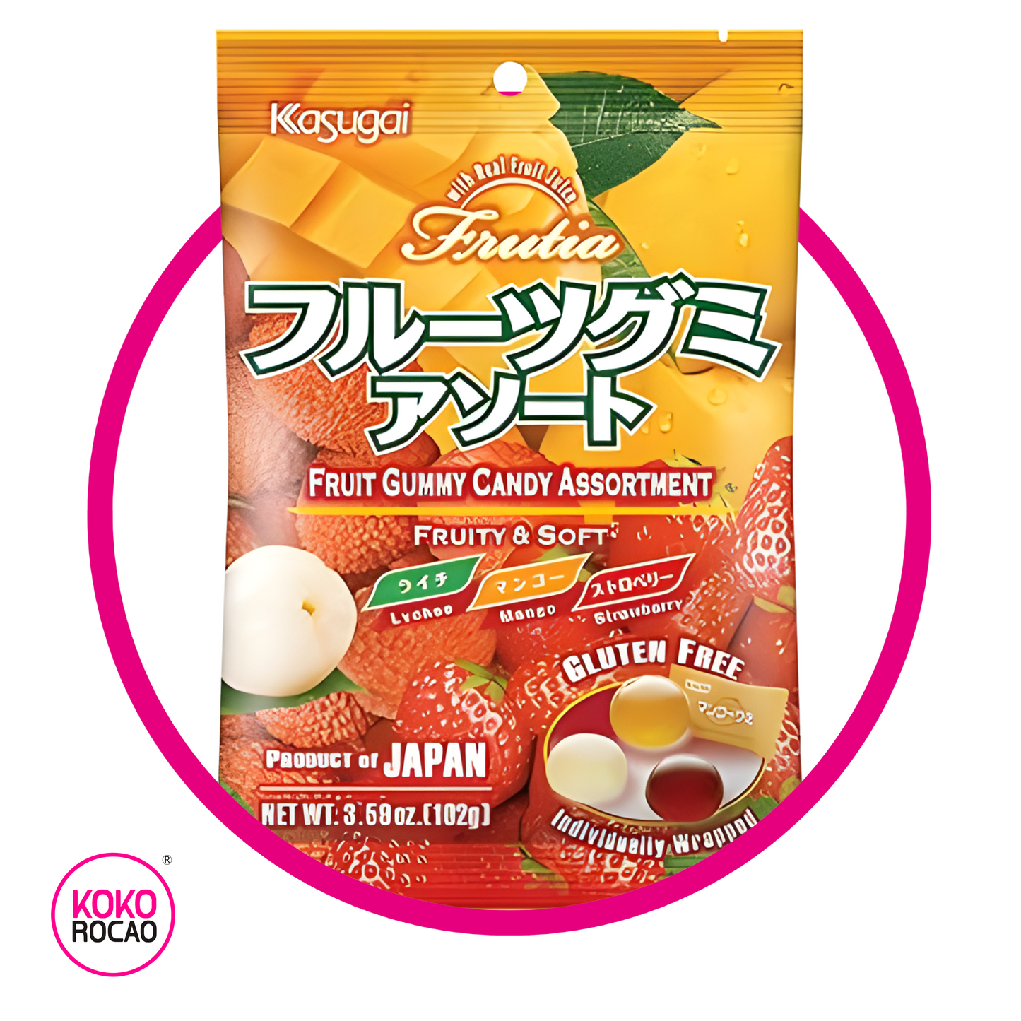 Bolsa de Kasugai Mix Mango 102 g