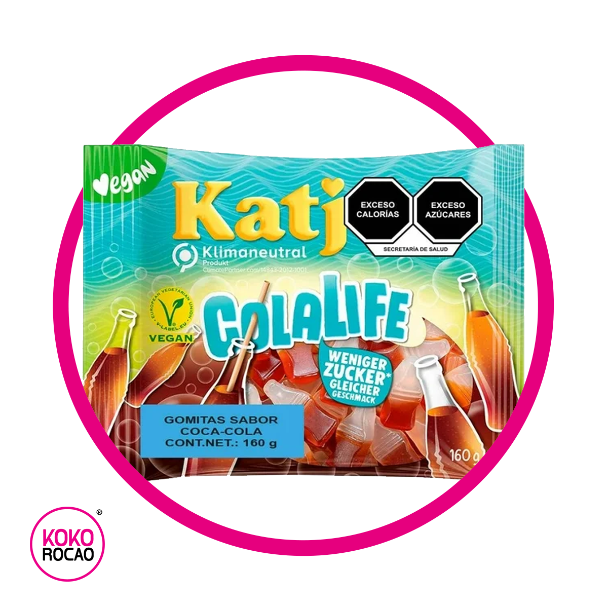 Bolsa de Katjes Colalife 160 g