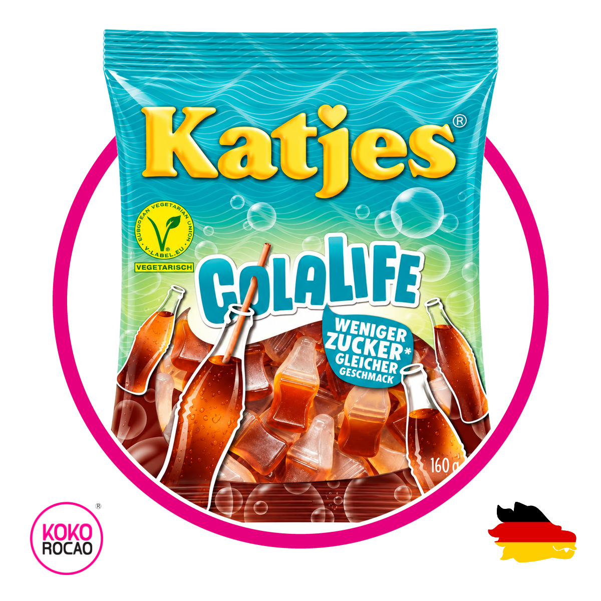 Bolsa de Katjes Colalife 160 g