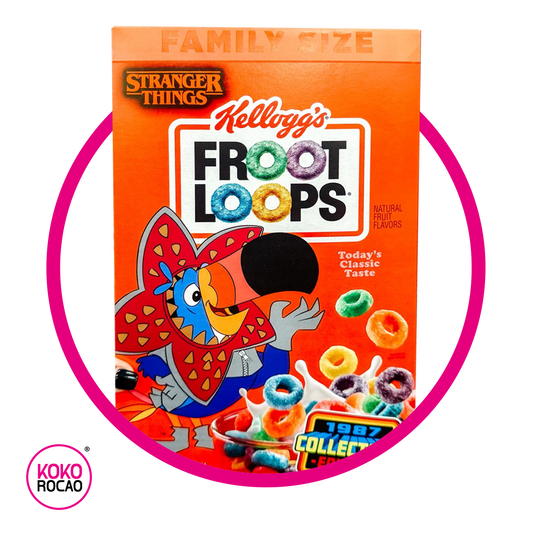 Caja de Kelloggs Froot Loops Stranger Things 470 g
