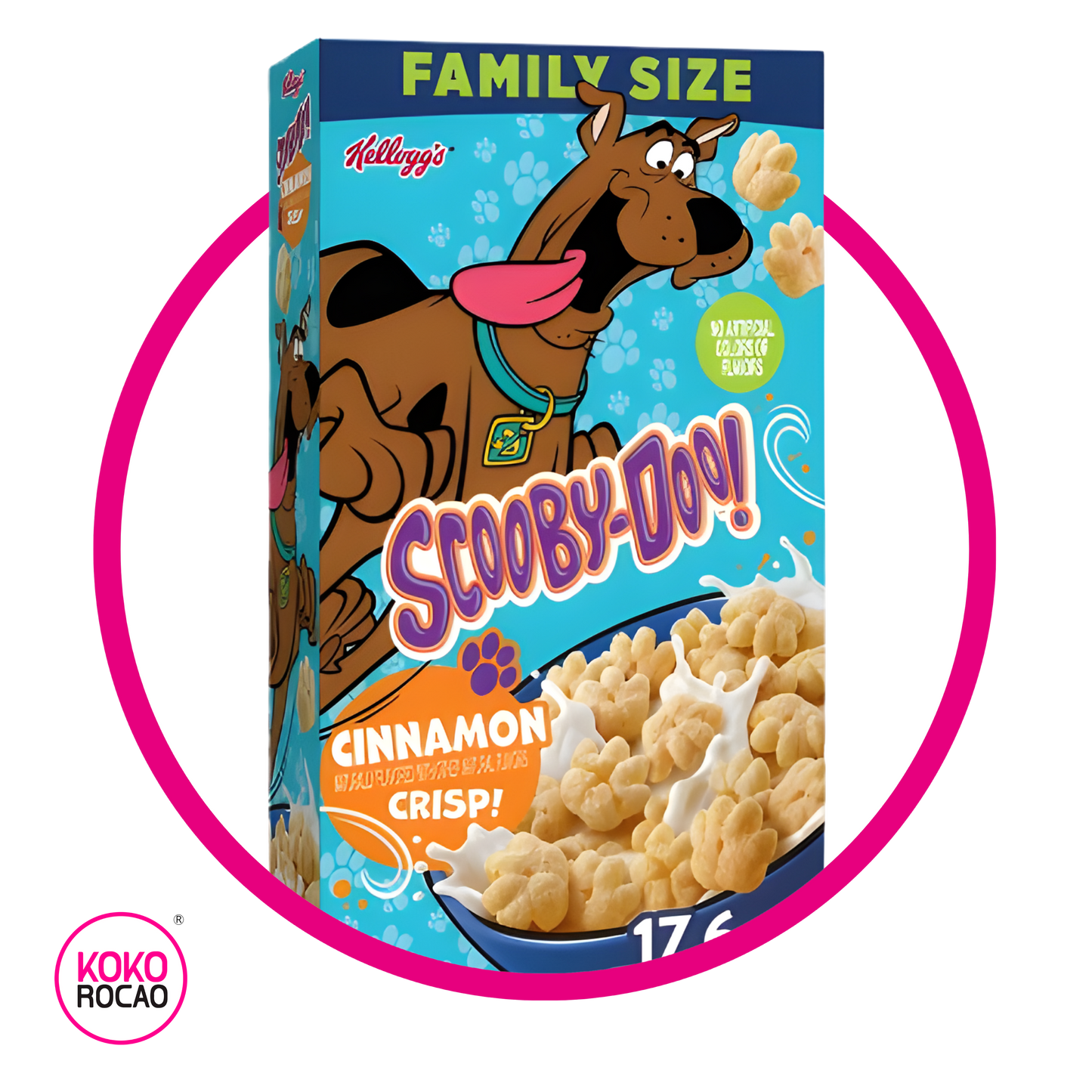 Caja de Kelloggs Scooby Doo Cinnamon 499 g
