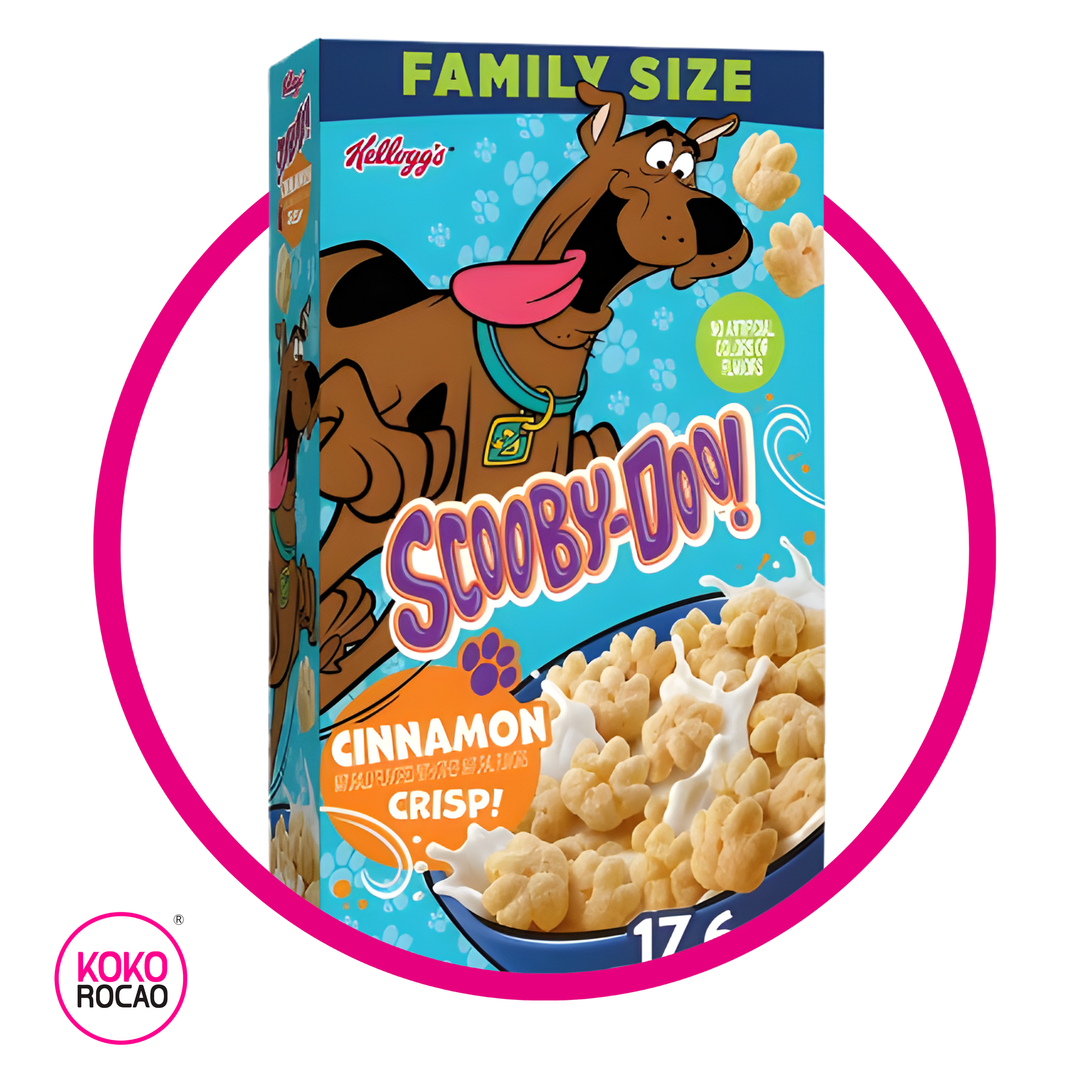 Caja de Kelloggs Scooby Doo Cinnamon 499 g
