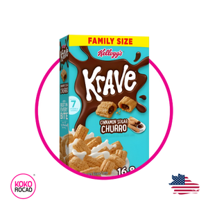 Caja de Kelloggs Krave Cinnamon Sugar Churro 4765 g