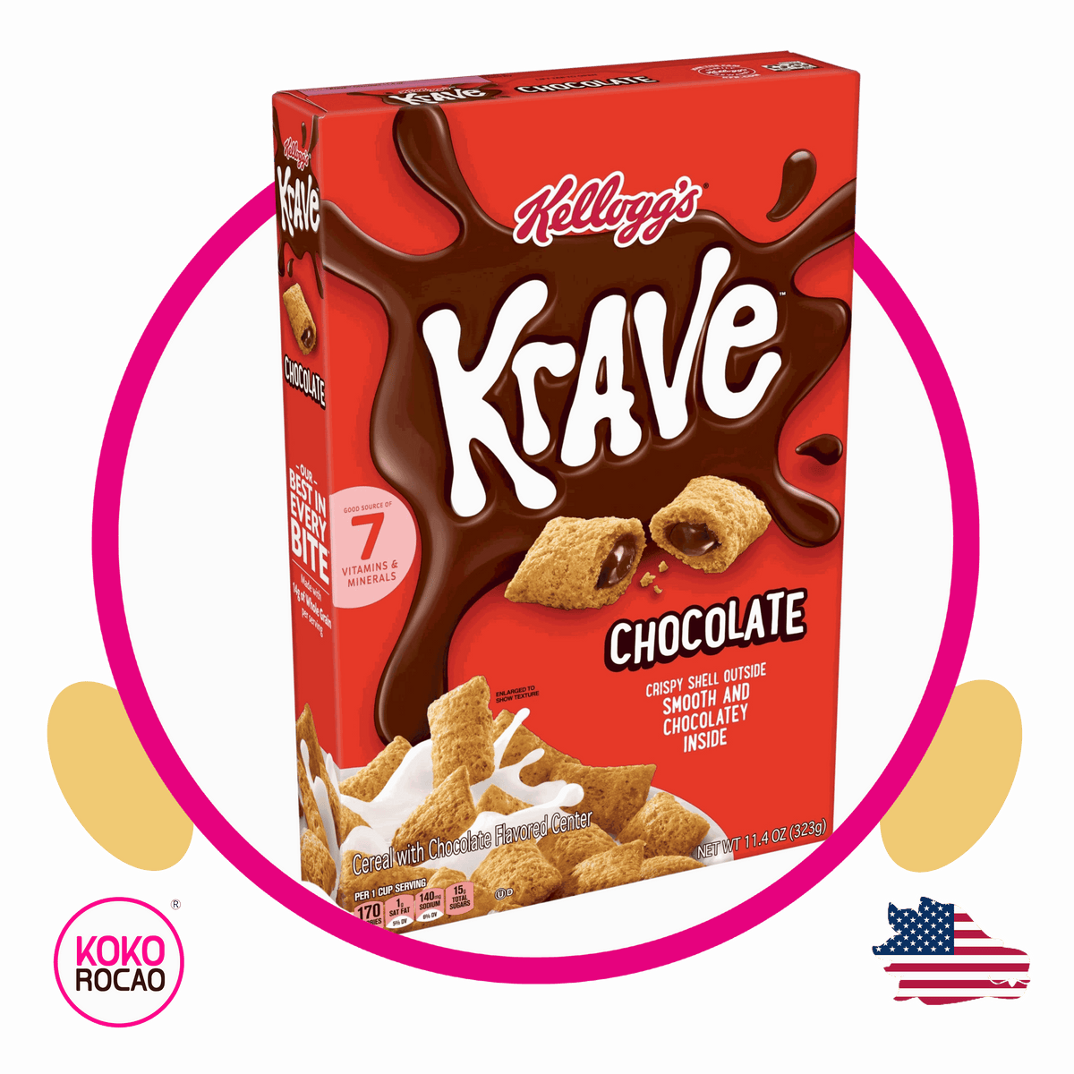 Caja de Kelloggs Krave Original 323 g