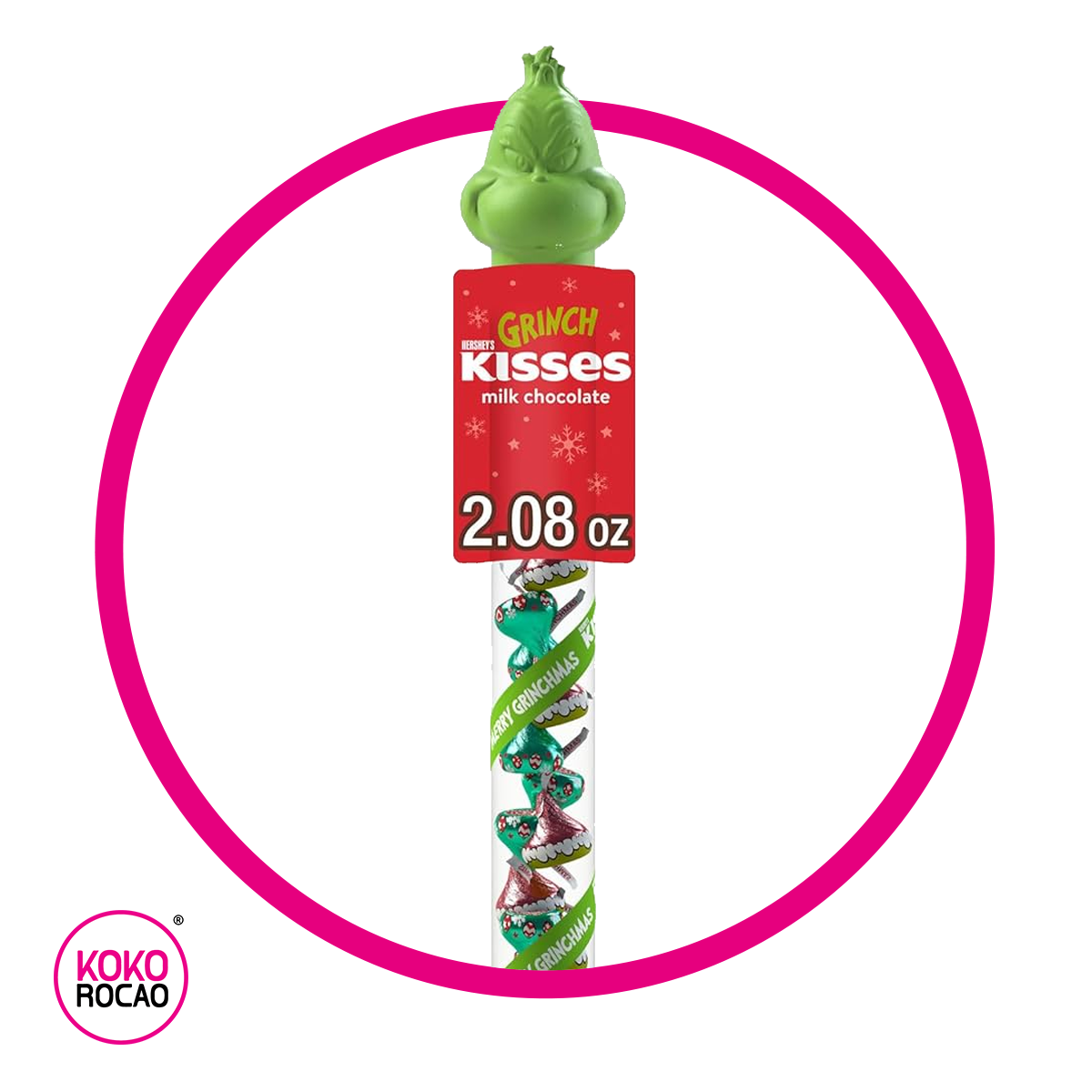 Kisses Grinch Baston Tubo 58 g
