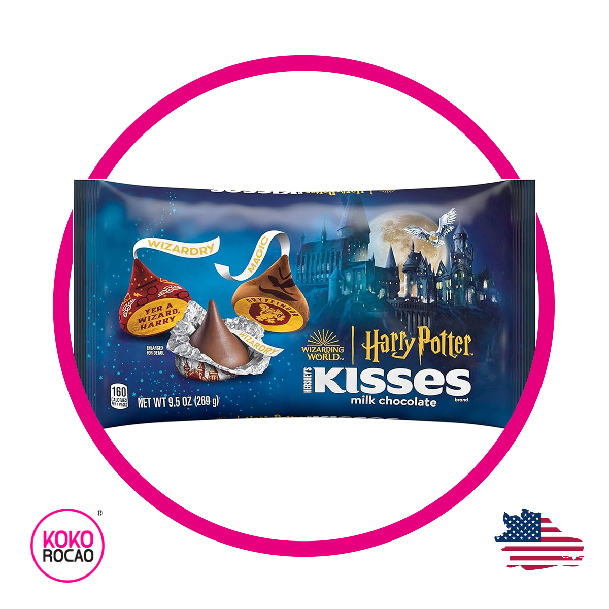 Bolsa de Kisses Harry Potter 269 g