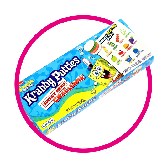 Caja de Krabby Patties Secret Menu Challenge 30 g