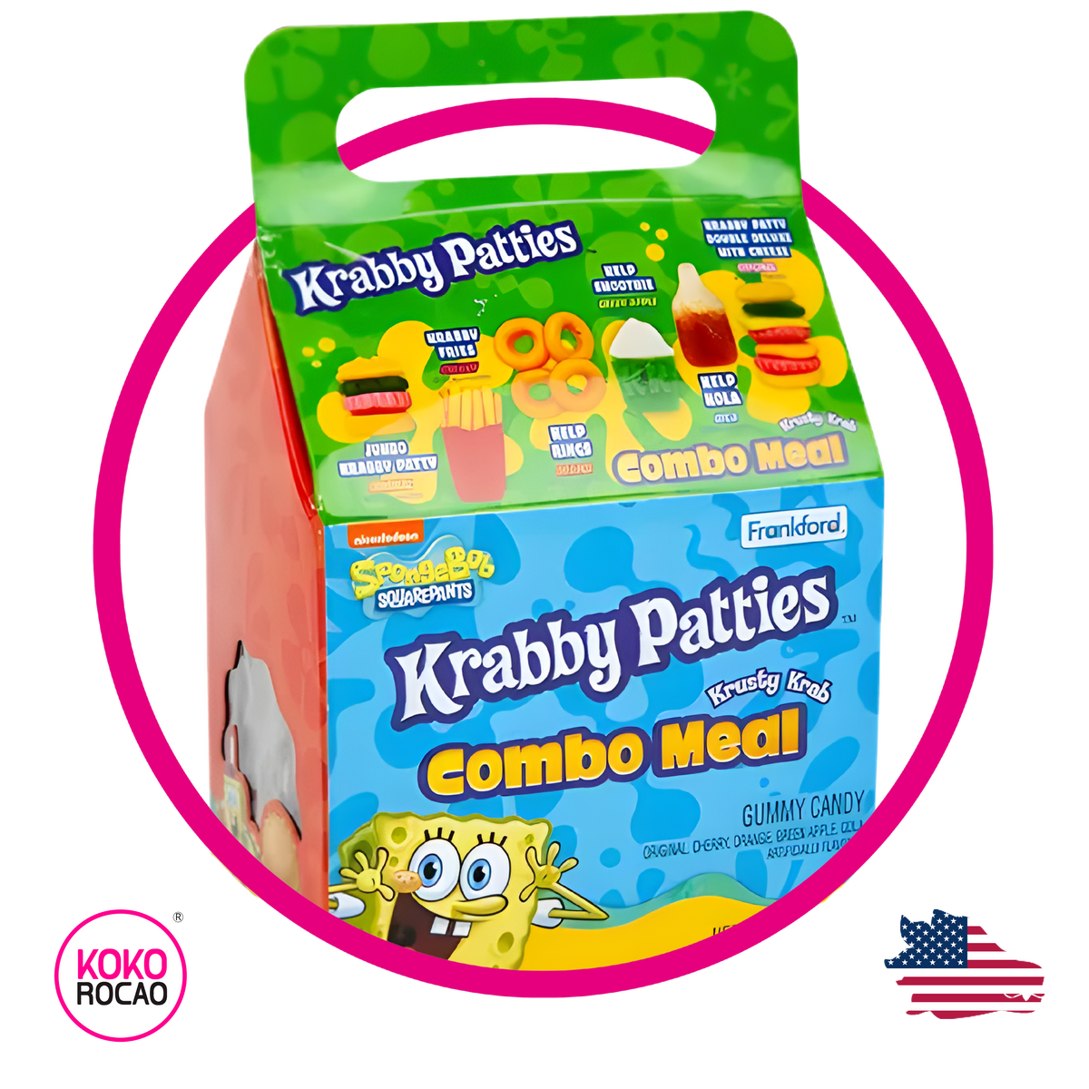 Caja de Krabby Patties Combo Meal 125 g