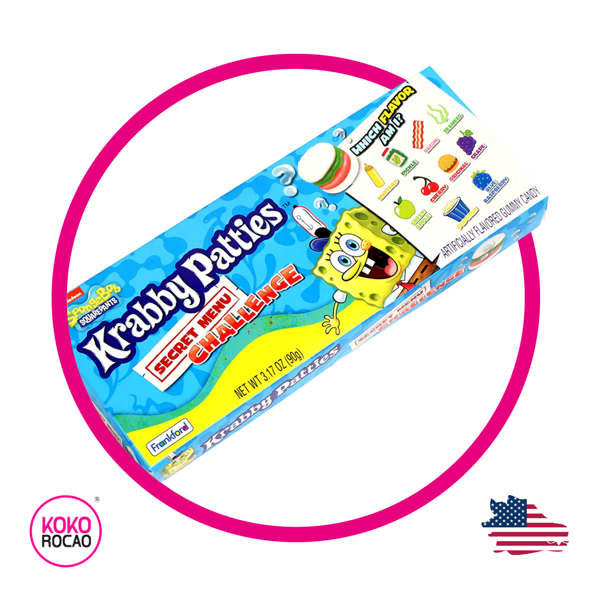 Caja de Krabby Patties Secret Menu Challenge 30 g