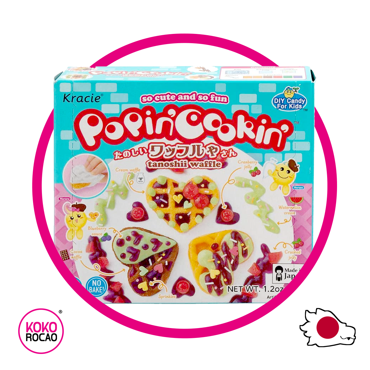Caja de Kraicce Popin Cookin Waffle 35 g
