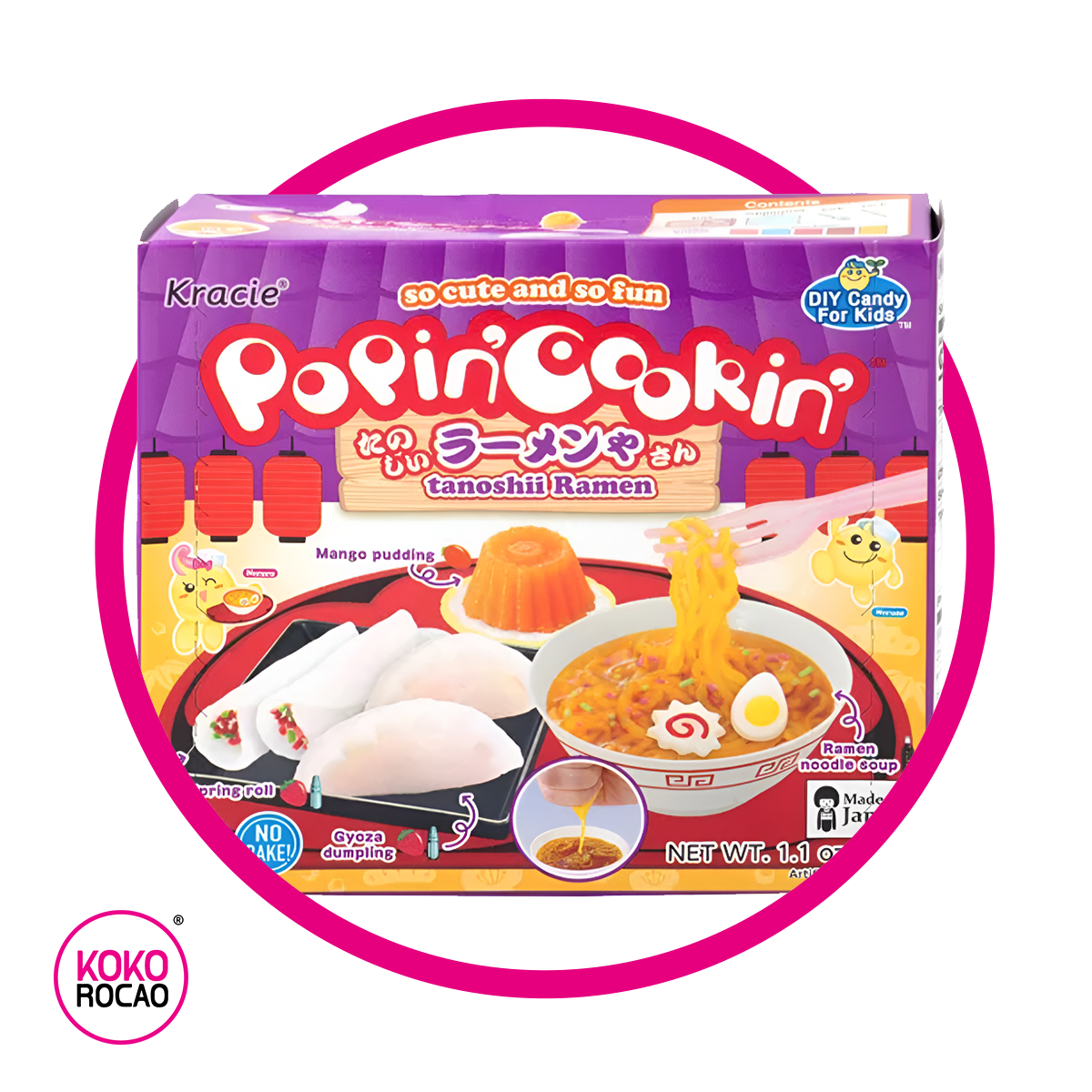 Caja de Kraice Popin Cookin Ramen 28.5 g
