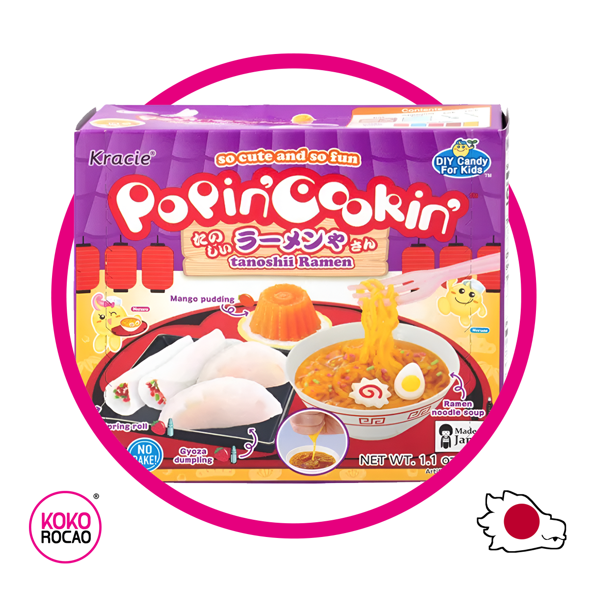 Caja de Kraice Popin Cookin Ramen 28.5 g
