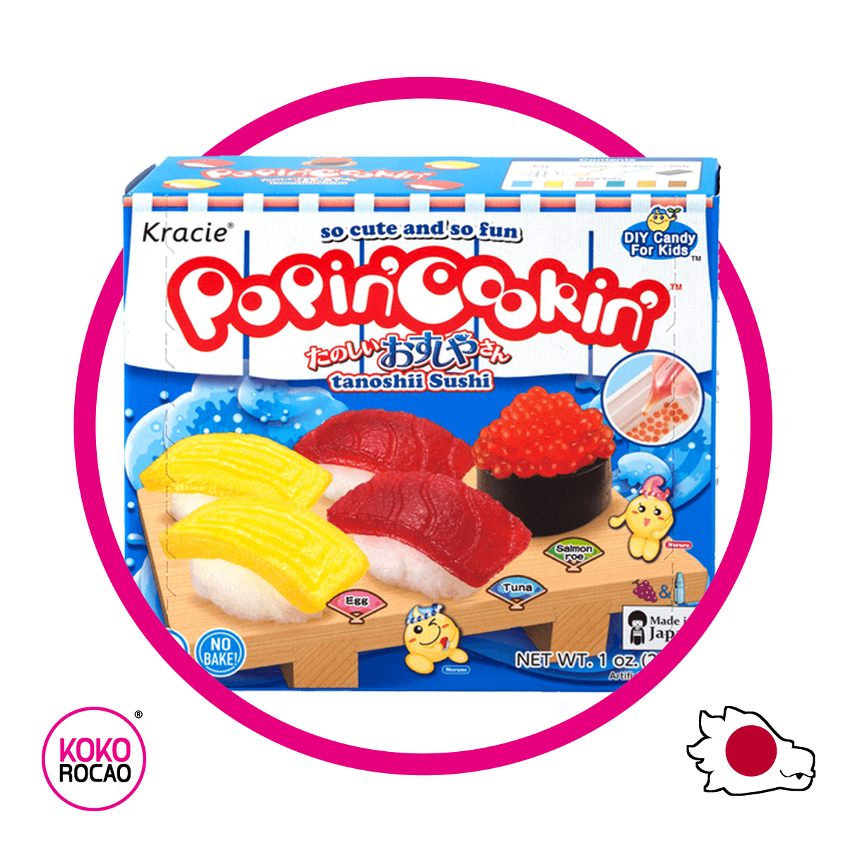 Caja de Kraice Popin Cookin Sushi 28.5 g