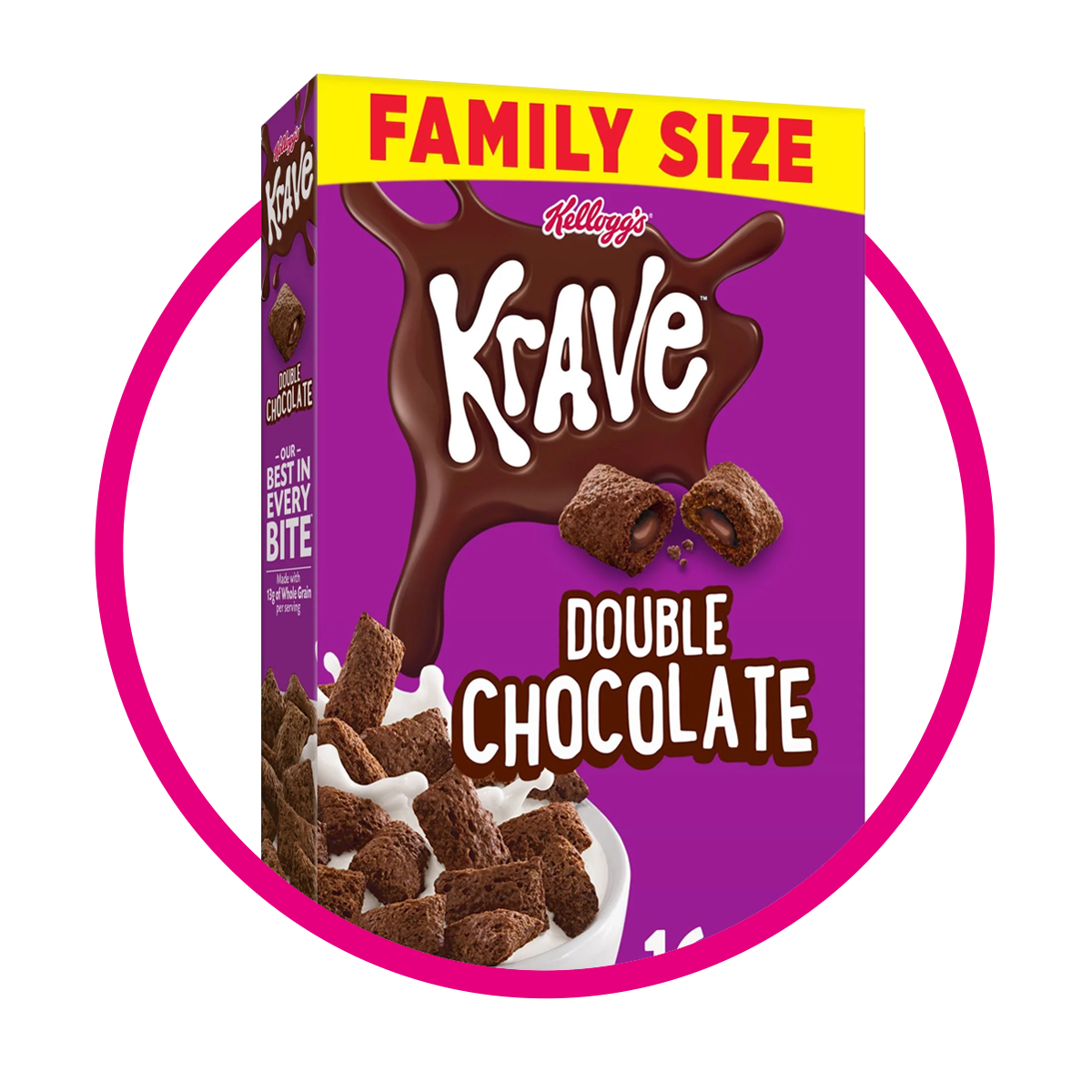 Caja de Kelloggs Krave Brownie 459 g