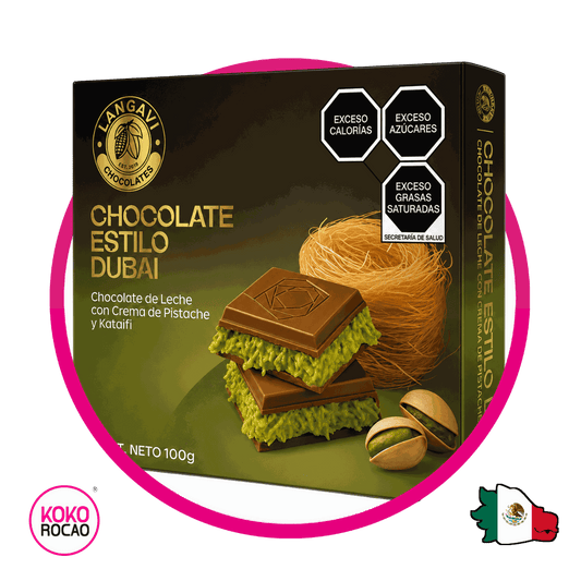 Caja de Langavi Dubai con Leche 100 g $1