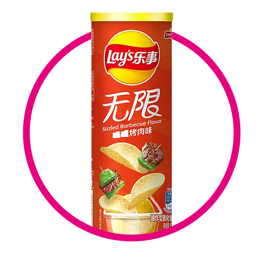 Lata de Lay´s Chinas Sizzed Bbq 90 g