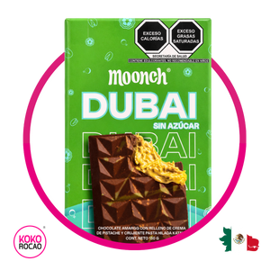 MOONCH DUBAI SIN AZUCAR CHOCOLATE PIEZA 130GR